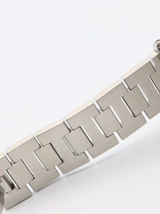 Cartier Watch Pasha C Black Stainless Steel Boys